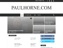 Tablet Screenshot of paulhorne.com